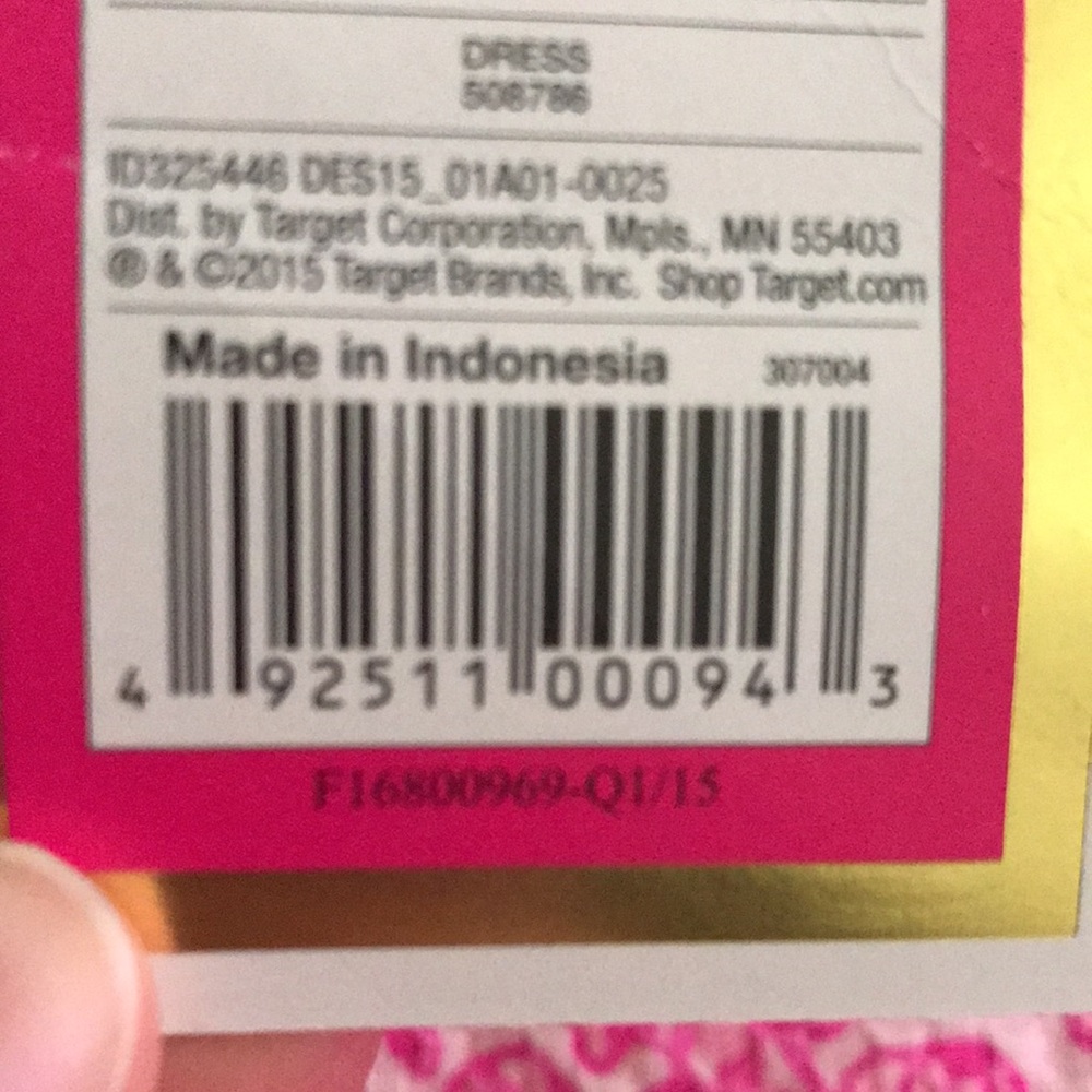 SOLD 🖤NWT TARGET LILLY PULITZER 2015 NEON PINK SHIFT DRESS SIZE L 10-12🖤 - Picture 16 of 16
